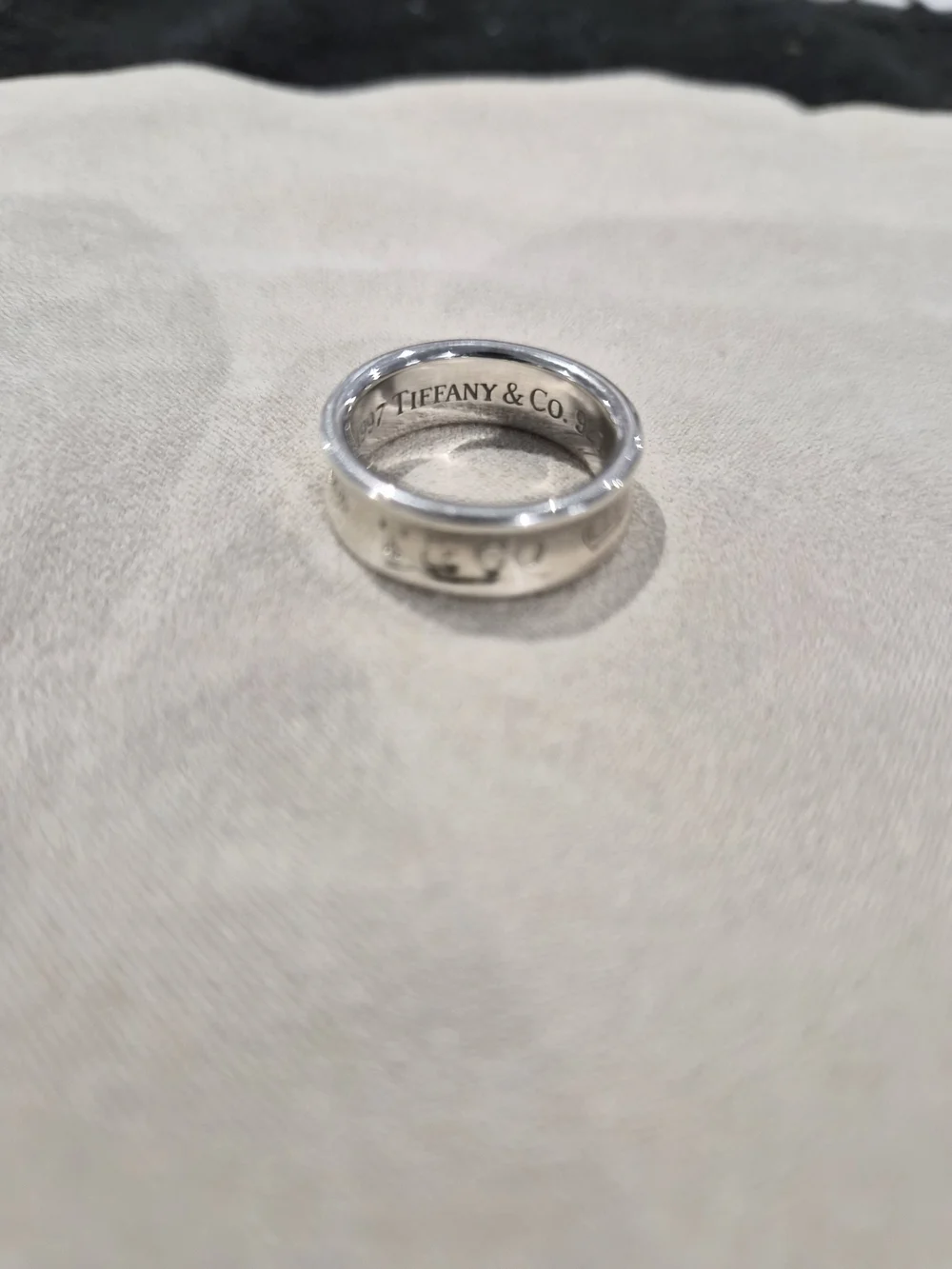 Tiffany & Co. (925) Sterling Silver '1837' Ring - Size 6